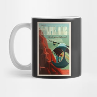 Mars tourism poster for Olympus Mons Mug